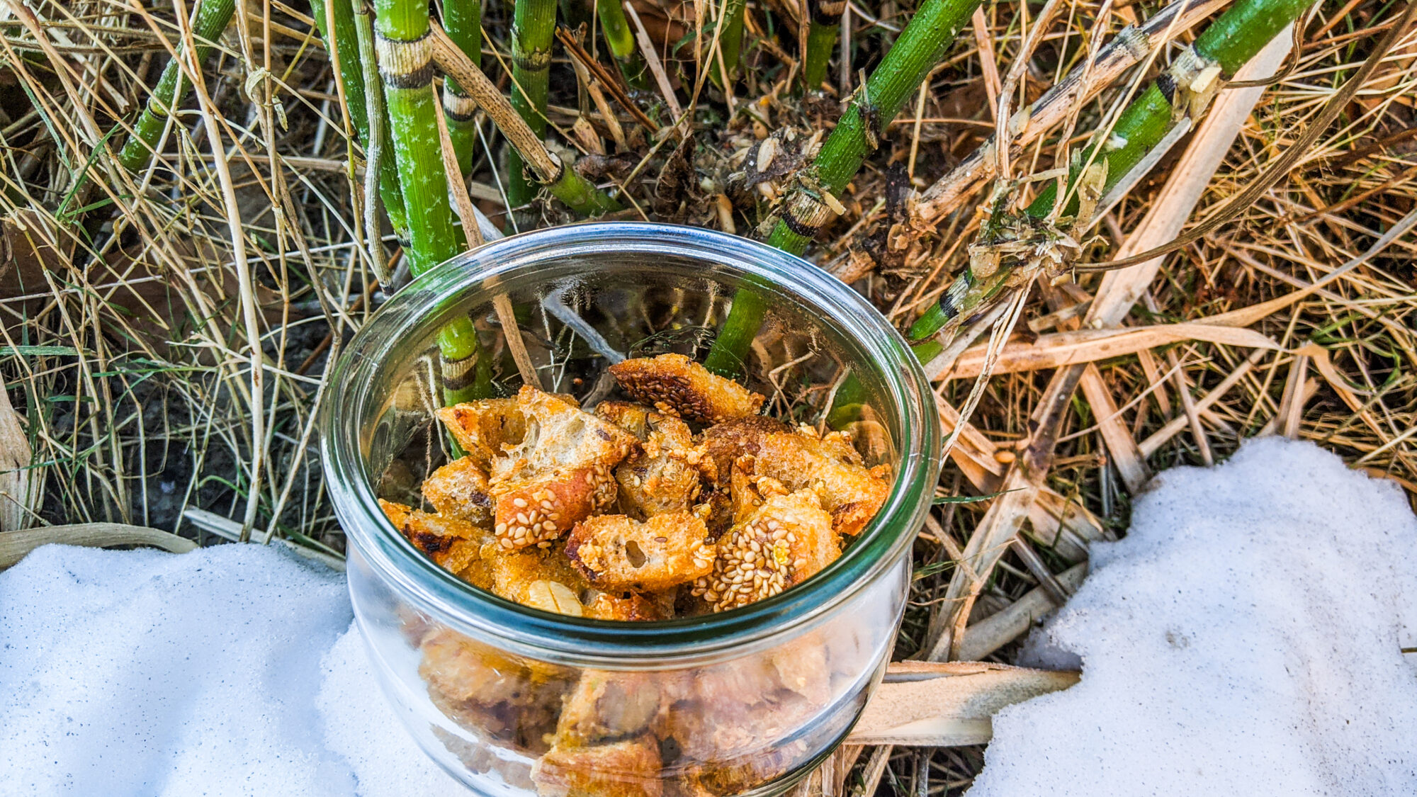 Knoblauch-Knusper-Croutons