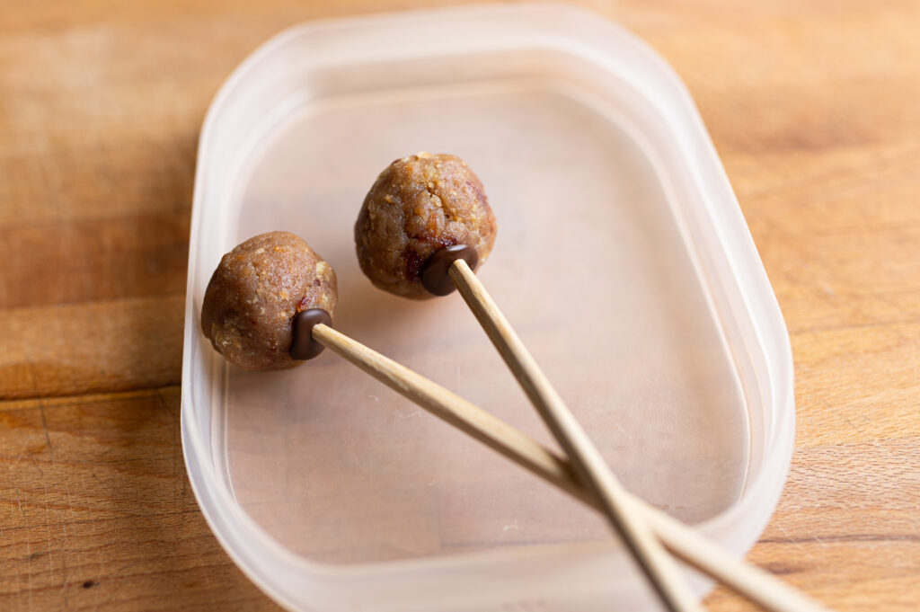 CAKE POPS bereit zum 2. Einfrieren