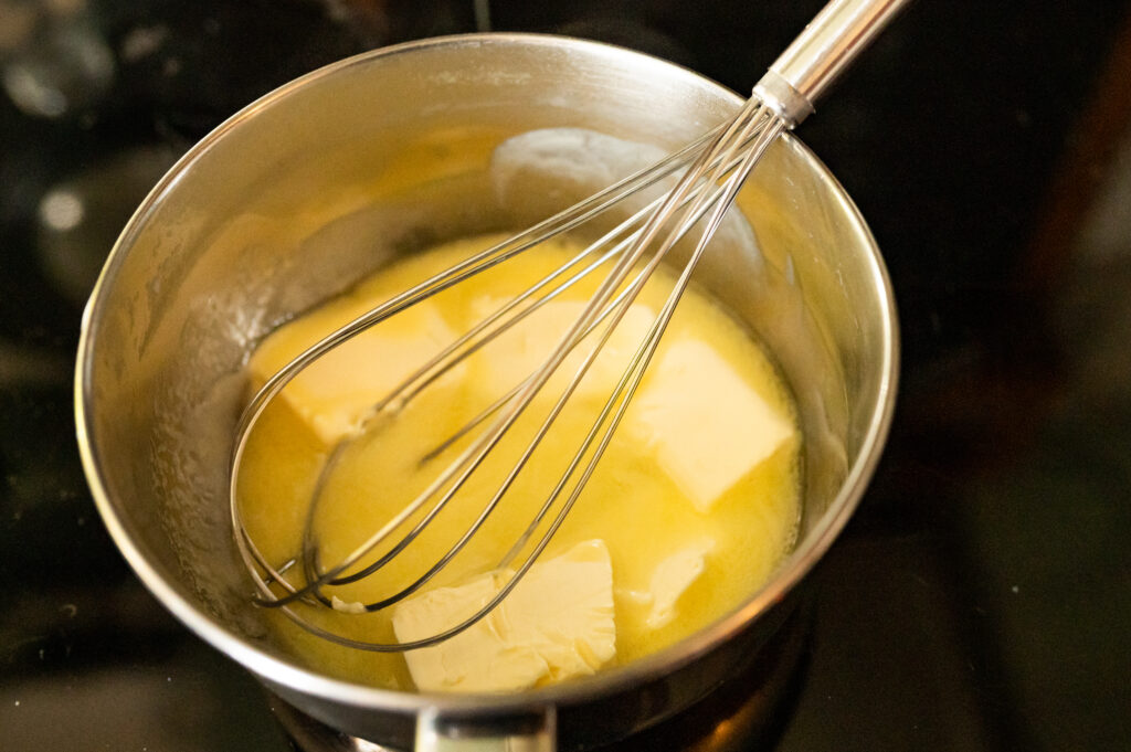 HEFEZOPF vegane Butter schmelzen