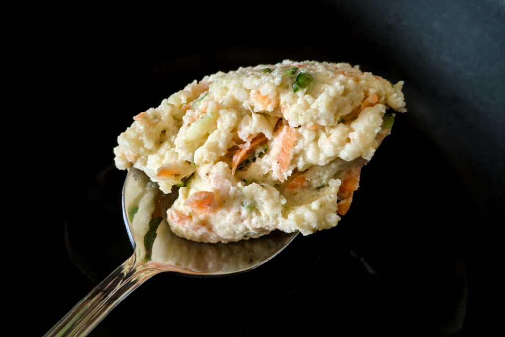 HIRSE-PUFFER auf Löffel
