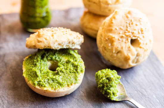 LAST MINUTE BAGELS mit Pesto