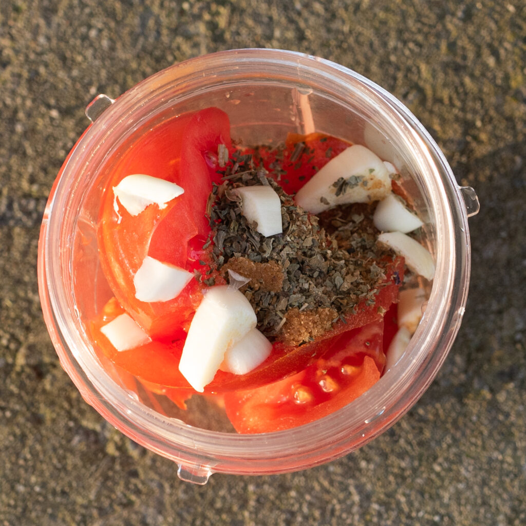 TOMATEN SALSA Zutaten
