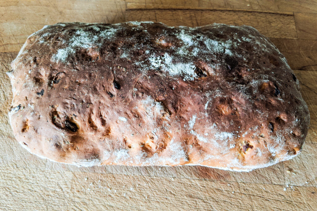 TOMATEN CIABATTA nach dem Backen