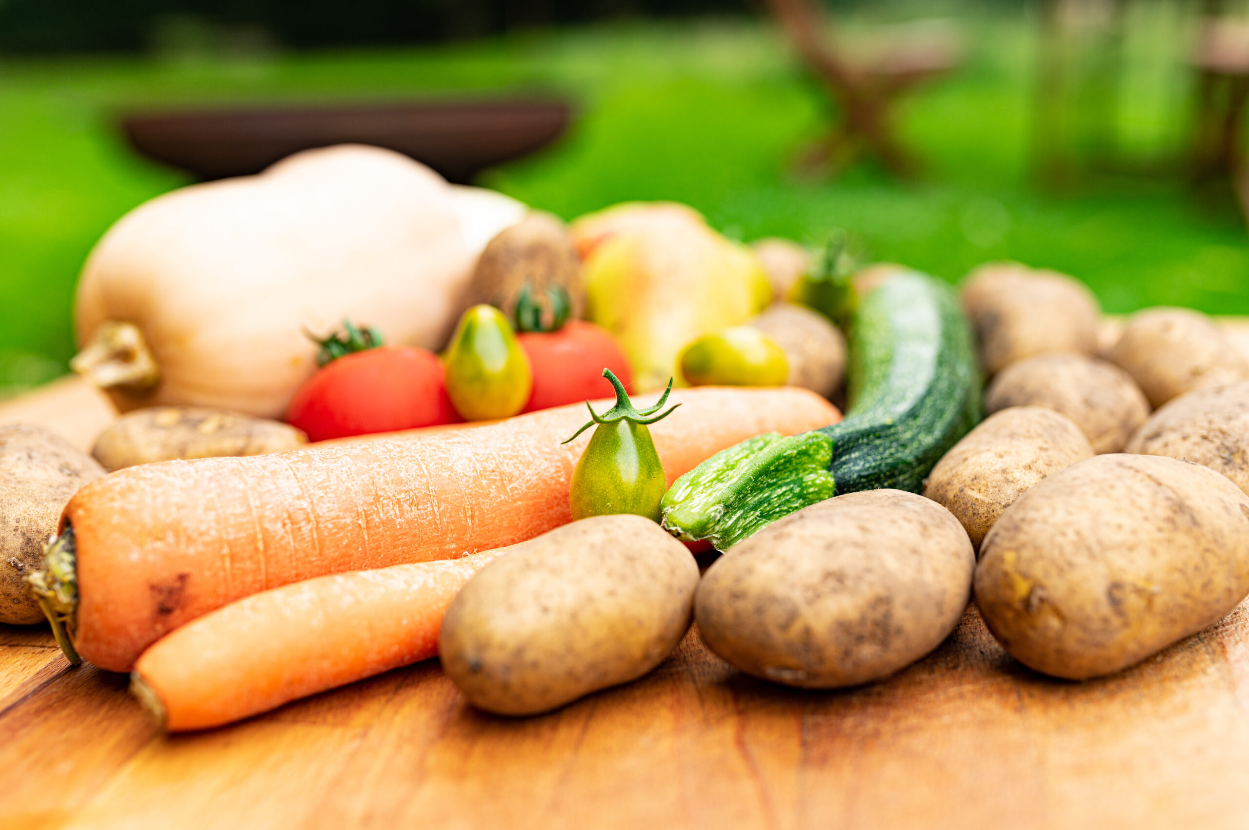 Herbstgemüse und Obst